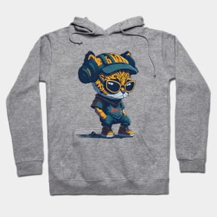 Hip Hop Cat Urban Patrol Hoodie